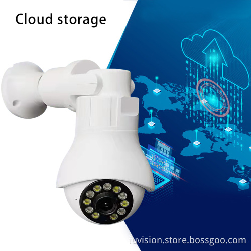 1080p Wireless AC Powered IP WiFi Bulb Camera